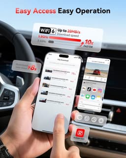 Dashcam voor auto - Zwart - 3,18 inch IPS Scherm - 4K WiFi GPS Autocamera met Nachtzicht en Parkeermonitor — thumbnail 4