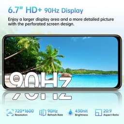 OUKITEL C65 smarttelefoon – 6,7 inch – Android 15, 16 GB werkgeheugen / 128 GB opslag, 5150mAh accu, 50MP camera, simlockvrij — thumbnail 4