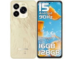 OUKITEL C65 smarttelefoon – 6,7 inch – Android 15, 16 GB werkgeheugen / 128 GB opslag, 5150mAh accu, 50MP camera, simlockvrij