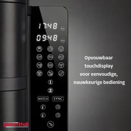Airfryer XL - Hete Lucht Oven - Dubbel Koken - Sync Finish Functie - 11 Liter - Zwart — thumbnail 3