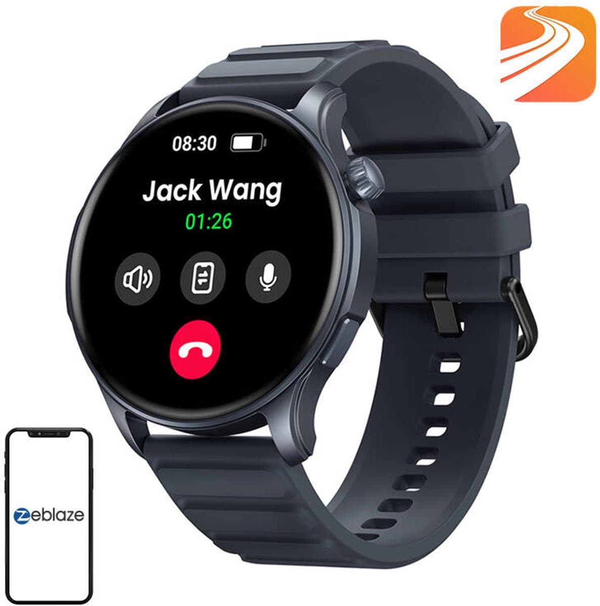 Zeblaze Smartwatch Btalk 3 Pro Voor Android Ios Horloge Met Spreekfunctie — afbeelding 1