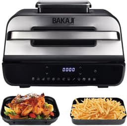 XXL Heteluchtfriteuse Combi met Grillpan - 6L Capaciteit en 6 Kookstanden - 1800W — thumbnail 1