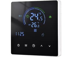 Slimme Programmeerbare WiFi Thermostaat voor Waterverwarming - App Bediening & LCD Touch