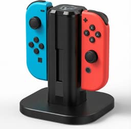 geschikt voor Nintendo Switch 4in1 joy-con lader Excl. controllers lader oplader dockstation — thumbnail 4