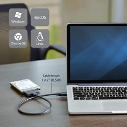 SATA naar USB kabel - 2,5" SATA III harde schijf adapter - extern converter voor SSD/HDD datatransfer — thumbnail 5