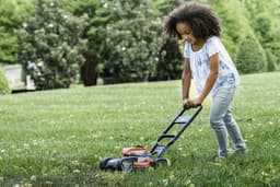 Husqvarna speelgoedgrasmaaier voor kinderen met aan/uitknop. — thumbnail 5