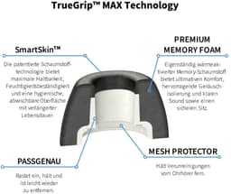 Comply Foam TrueGrip Max voor AirPods Pro 3 - maat MEDIUM, 3 paar — thumbnail 5