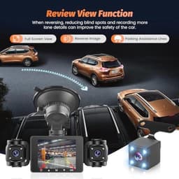 Dashcam 1080P Auto Camera met 2.4'' IPS Scherm en 170° Groothoek — thumbnail 2