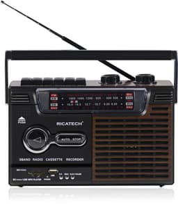 Ricatech PR95 Bluetooth Radio Cassette Recorder with USB/SD — thumbnail 4