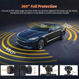 Dashcam 1080P Auto Camera met 2.4'' IPS Scherm en 170° Groothoek — thumbnail 3