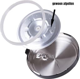 MMP® Multicooker - Multicookers - Zilver - 31cm x 35cm x 34cm — thumbnail 4