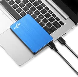 Draagbare Externe Harde Schijf 500GB USB 3.0 Opslag voor PC, Mac, PS4 - Blauw — thumbnail 4