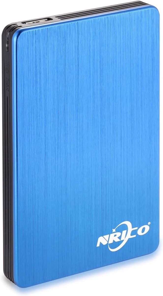 Draagbare Externe Harde Schijf 500GB USB 3.0 Opslag voor PC, Mac, PS4 - Blauw — afbeelding 1