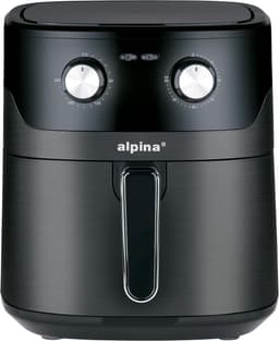 Heteluchtfriteuse XL - Airfryer voor thuis - Gezond Frituren - Instelbare Temperatuur - 6 Liter Capaciteit - Zwart — thumbnail 1