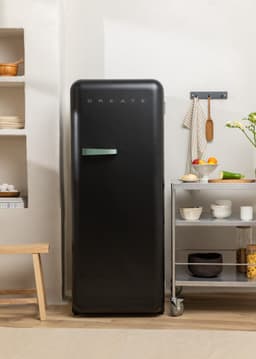 CREATE - Koelkast in retrostijl - Zwart - Handvat Sage - FRIDGE RETRO 281L — thumbnail 4