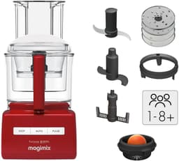 Magimix CS 5200 XL Premium Foodprocessor - Keukenmachine met Sapcentrifuge - Rood — thumbnail 3