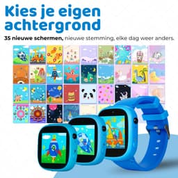 TinyPlay Smartwatch Kinderen - Dual Camera - Spelletjes - USB Oplaadbaar kinderhorloge - Kinder smartwatch - Jongen - Blauw — thumbnail 2