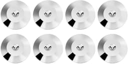 8 Stuks Spike-Onderleggers – Universele Koperen Schokdempers Voor Luidsprekers & Versterkers (Zilver), Set Van 8 — thumbnail 1
