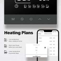 Slimme Programmeerbare WIFI Thermostaat voor Water Vloerverwarming met Touchscreen LCD — thumbnail 4
