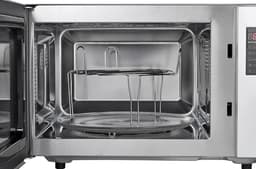 3-in-1 Magnetron met Grill en Ontdooifunctie - 23L RVS - 800W — thumbnail 4