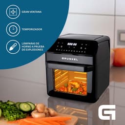 Heteluchtfriteuse - Oven Frituur - Gezond Koken - 12 Programma's - 12 Liter - Zwart — thumbnail 4