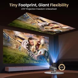 Mini Beamer - Film Projector - Draagbare Beamer — thumbnail 2