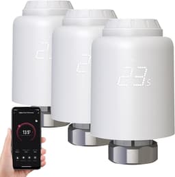 Slimme Radiatorknop set van 3 met App Bediening en Timerfunctie — thumbnail 1