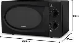 Compacte Magnetron 20 Liter - 700W Vermogen - Met Ontdooifunctie — thumbnail 5
