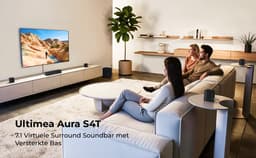 ULTIMEA Aura S4T 7.1-kanaals Soundbar voor TV, met 4 Surroundluidsprekers, Surround-geluidssysteem met Subwoofer, App-bediening — thumbnail 2