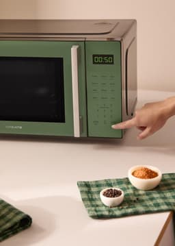 Magnetron met Grillfunctie en Ovenfunctie - 23L Inhoud - 10 Programma's - Groen — thumbnail 5