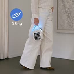 Dynter Mobiele Aircooler – Draadloze Luchtkoeler – Mini Ventilator met Batterij – Compact, Stil & Draagbaar – Zwart (SM211) — thumbnail 3