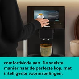 Siemens EQ900 iAroma TQ923E09 - Volautomatische koffiemachine - Piano zwart - Keramische maalschijven — thumbnail 4