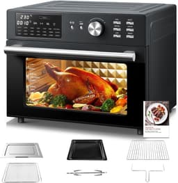 Aurixi® Heteluchtoven - Oven - Airfryer Oven - Grijs - ‎44cm x 46cm x 38cm — thumbnail 1