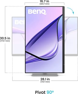 BenQ MA320UG 32" 4K IPS Mac Monitor – Nano Gloss – 98% P3 – 99% sRGB - 120Hz – Thunderbolt 4 96W – HDR10 - HDR400 – KVM — thumbnail 4