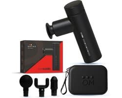 Compact massagepistool voor snelle regeneratie en pijnverlichting - Draagbaar en stil met app-expertvideo's