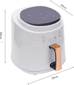Core® Mini Airfryer - Airfryer - Heteluchtfriteuse - Compact - Wit - ‎26cm x 25cm x 30cm — thumbnail 4