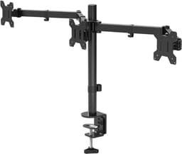 SCH® Monitor Arm 3 Schermen - Monitor Arm - Zwart - 122cm x 8cm x 46cm — thumbnail 1