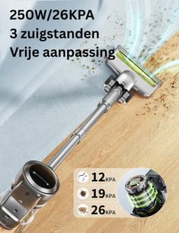 DVDSS® Steelstofzuiger - 250W - 6 in 1 - Lichtgewicht - Zilver — thumbnail 2