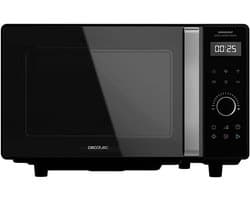 Digitale Magnetron - Oven met Grill - Snel Eten - Platbodem Zonder Draaiplateau - 25 Liter - Zwart