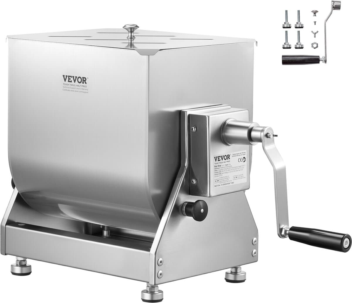 VEVOR Vleesmenger 30L Kantelcontainer Vleesverwerkingsapparatuur Gehakt — afbeelding 1