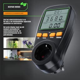 Core® P1 Meter – Ph Meter - Zwart - 6cm x 7cm x 15cm — thumbnail 4