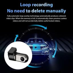 Autodashcam, dashcam Geschikt voor voertuigen | autocamera, waterdichte groothoekparkeermonitor — thumbnail 3