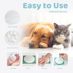 Klei Pootafdruk Set voor Honden en Katten - DIY Aandenken — thumbnail 4
