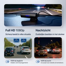 Dashcam Pro WiFi - Full HD - Dashcam voor Auto - Nachtzicht & Botsingdetectie - Mobiele App - Incl. 32GB SD-kaart — thumbnail 3