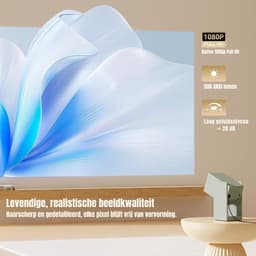 SAVI® Mini beamers - Projector - Mini beamer - Matcha- 32cm x 18cm x 18cm — thumbnail 3