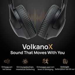 VolkanoX VXH200 - Bluetooth Koptelefoon - Hoofdtelefoon - Over Ear Koptelefoon - Active Noise Cancelling - ANC - Oplaadbaar - Bluetooth — thumbnail 5