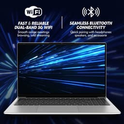 Laptop 15,6 inch, 16 GB DDR4, 512 GB SSD, Dual-Core 3050E (tot 2,80 GHz), notebook met vingerafdruksensor, verlicht toetsenbord, dubbele luidsprekers, HDMI, laptop voor studenten en kantoor — thumbnail 5