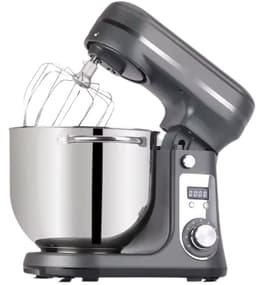 Vedder House - Keukenmachine - Grijs - 6 liter - 1200 Watt - Keukenmixer - 6 snelheden - Vaatwasserbestendig — thumbnail 1