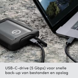 Externe Harde Schijf - Draagbare Opslag - Snelle Back-ups - Stof- en Waterbestendig - 6 TB - Space Grey — thumbnail 4