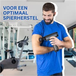 FlexVer® Massage Gun - Pistool - Theragun - 4 Opzetstukken - Zwart — thumbnail 4